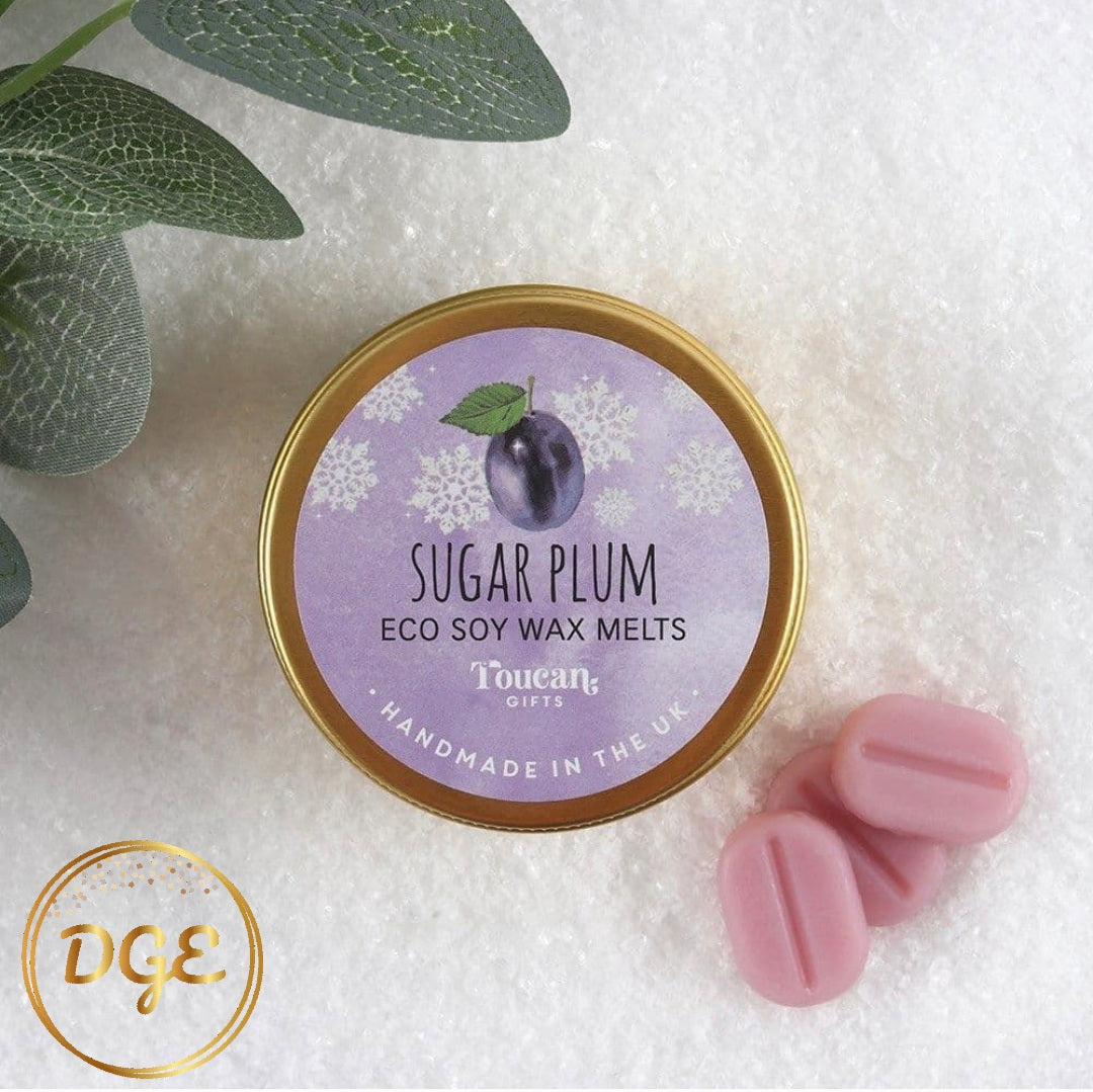 Eco Soy Wax Melts In Tin - Sugar Plum