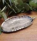 Silver Feather Dish