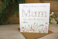 Wonderful Mum Card - Birthday/Mother's Day