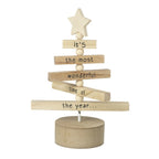 Most Wonderful Time Of The Year - Wooden Tree