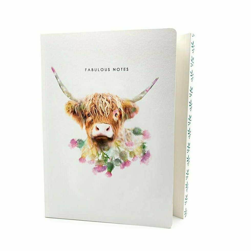 Highland Cow A5 Notebook