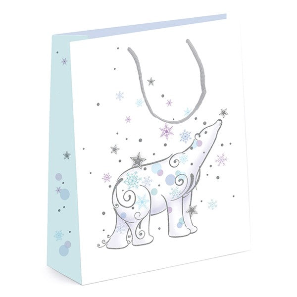 Christmas Polar Bear Gift Bag - Small