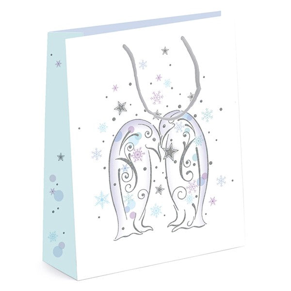 Christmas Penguin Gift Bag - Small