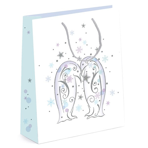 Christmas Penguin Gift Bag - Large