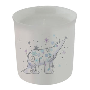 Magical Polar Bear Candle .