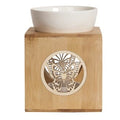 Zen Bamboo Wax Burner - Butterfly