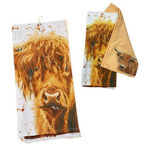 Bree Merryn Highland Cow Tea Towels