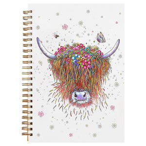 A6 Highland Cow Notebook