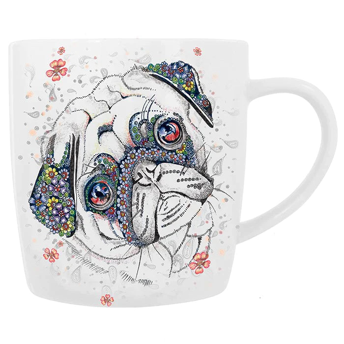 Doodleicious Pug Mug