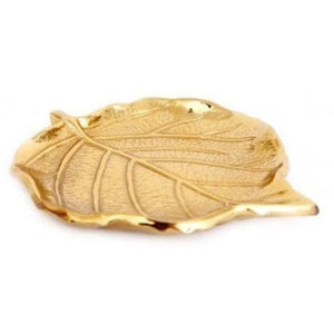 Gold Leaf Shaped Trinket Dish