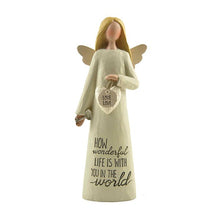 Load image into Gallery viewer, Wonderful Life With You Angel Figurine Guardian Angel Gift
