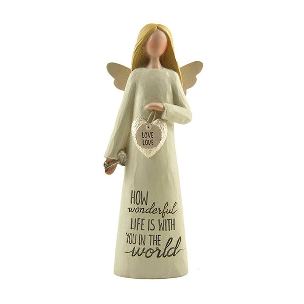 Wonderful Life With You Angel Figurine Guardian Angel Gift