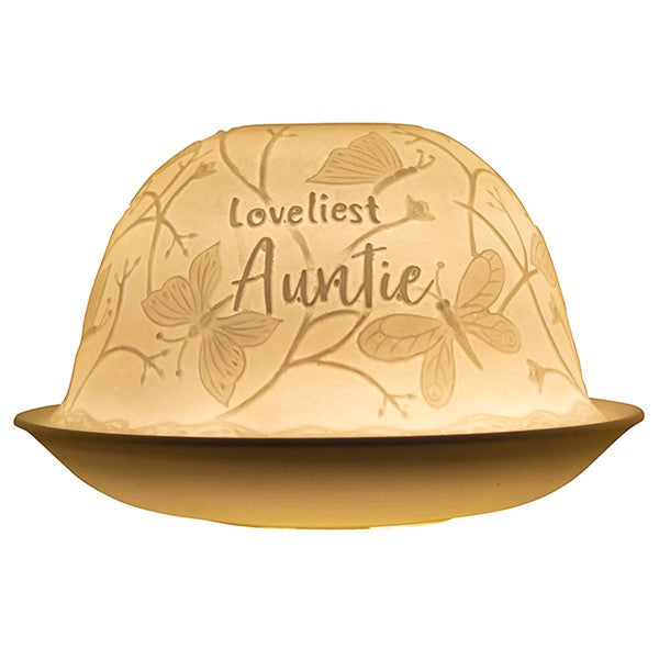 Nordic Lights T-Light Holder - Auntie