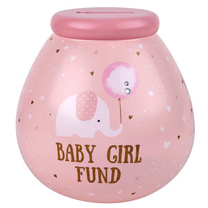 New Baby Girl Fund Money Box