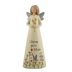 Love You Mum Angel Figurine Guardian Angel Gift