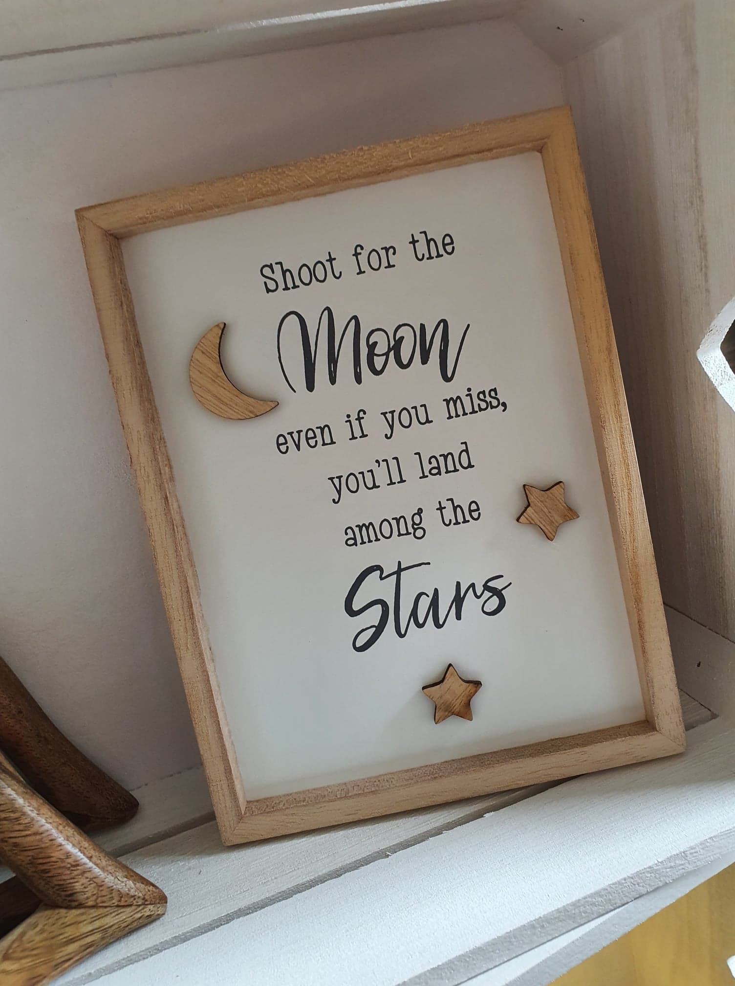 Shoot For The Moon Picture - Sign