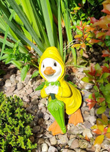 Load image into Gallery viewer, Kelly The Garden Duck With A Brolly
