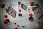 Hand Crafted Heart In Glass Bottle