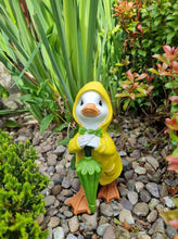Load image into Gallery viewer, Kelly The Garden Duck With A Brolly
