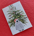 Christmas Penguin - Plantable Seed Card