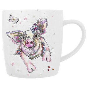 Doodleicious Pig Mug